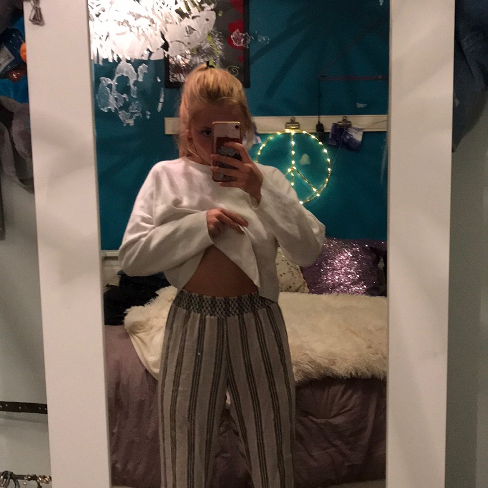 Striped beach pants